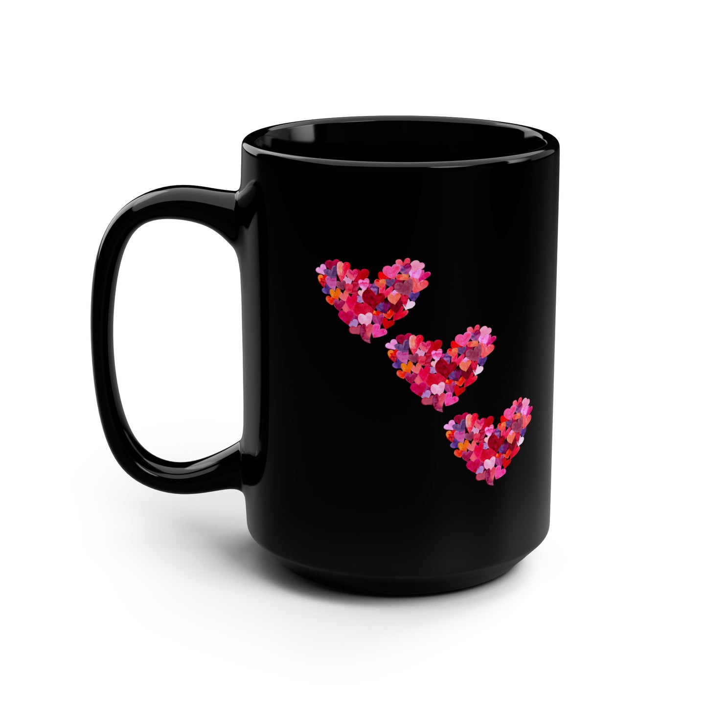 Love Era Black Mug