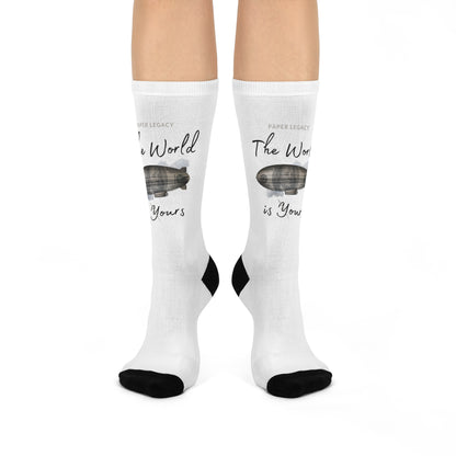 World Is Ours Crew Socks