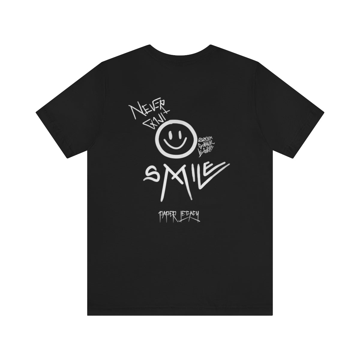 NEVER QUIT SMILE Short Sleeve Tee