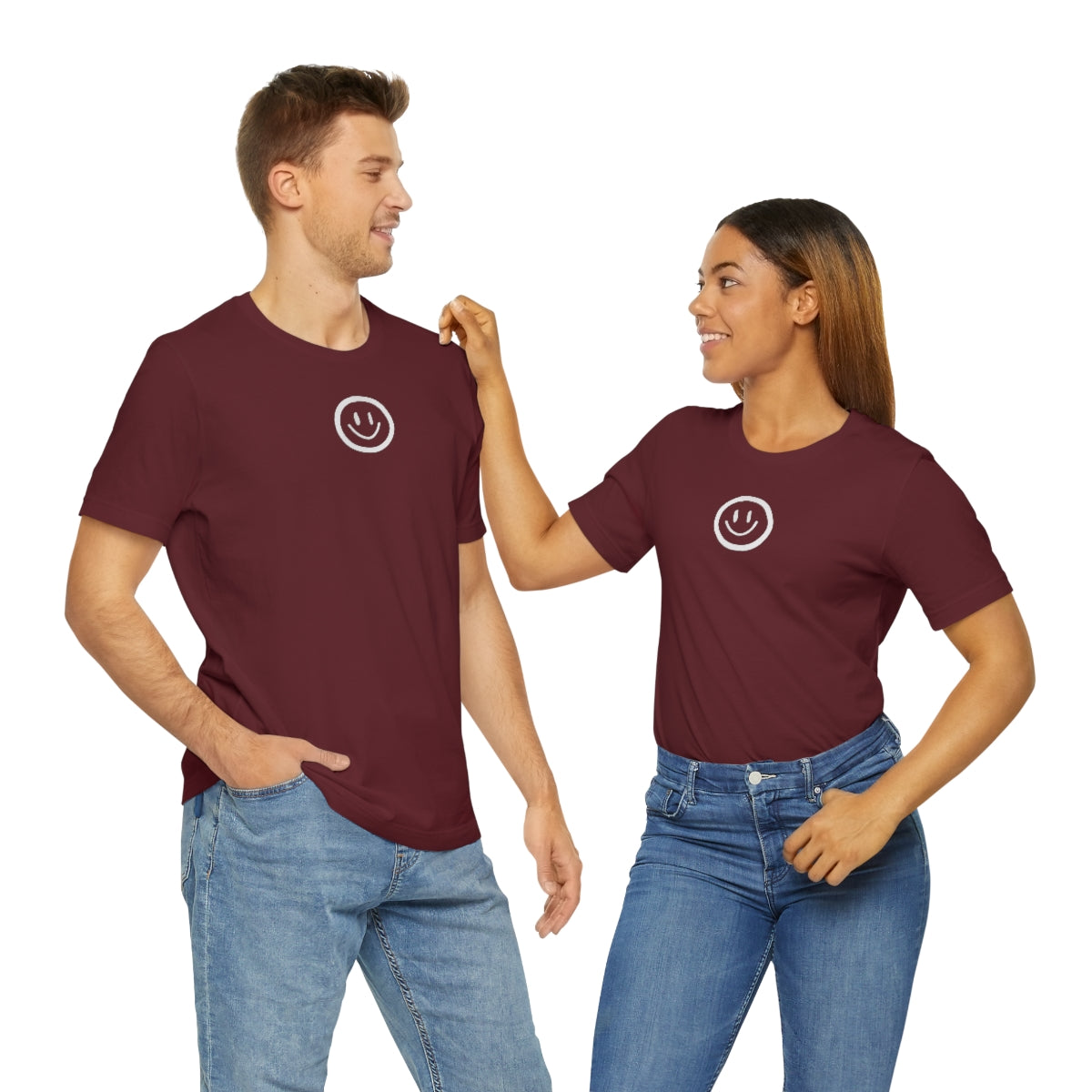 NEVER QUIT SMILE Short Sleeve Tee