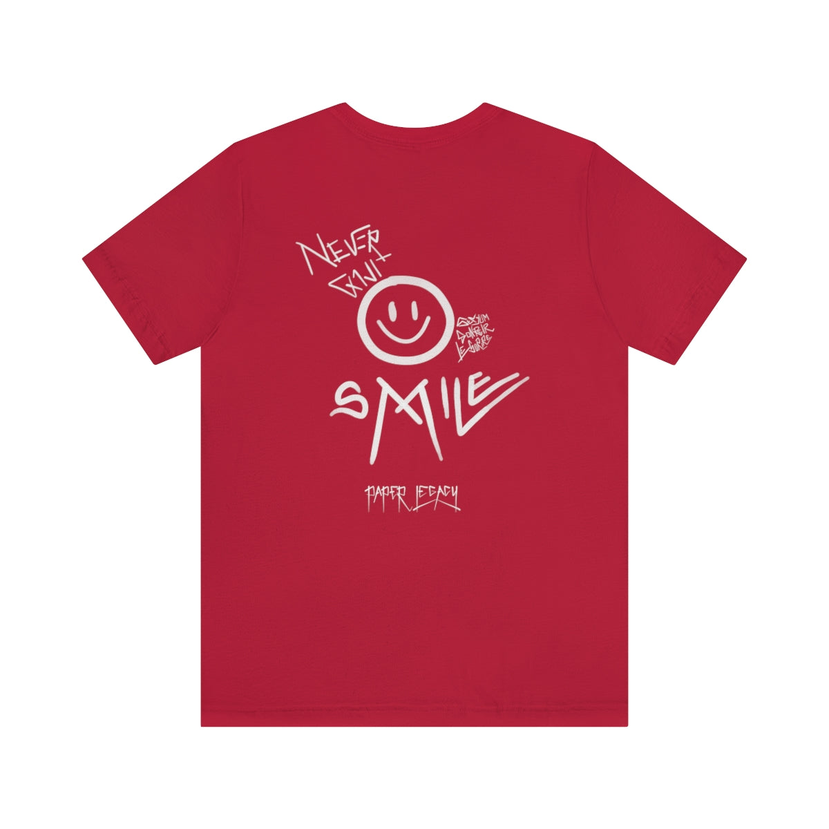 NEVER QUIT SMILE Short Sleeve Tee